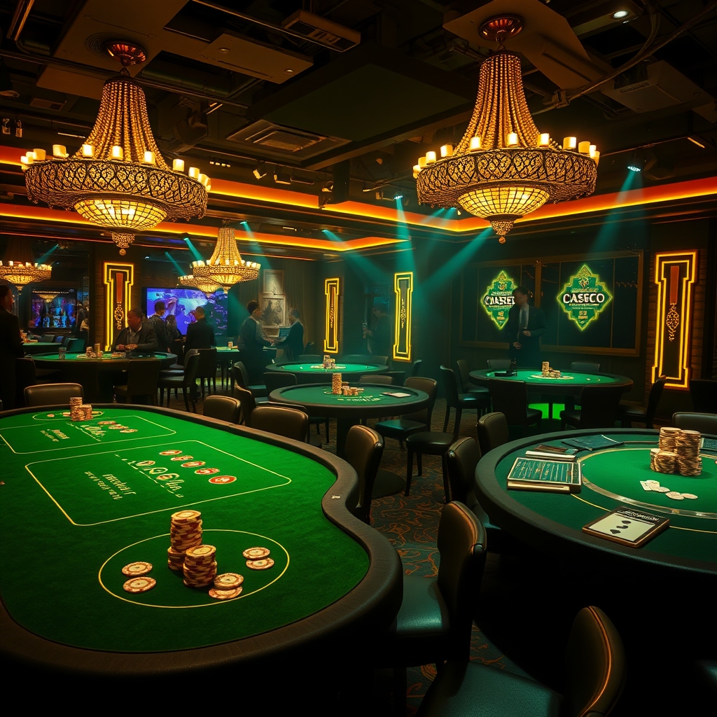 casino party mood art