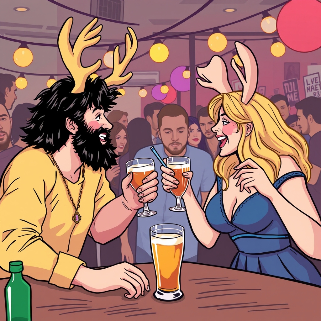 stag and doe mood art